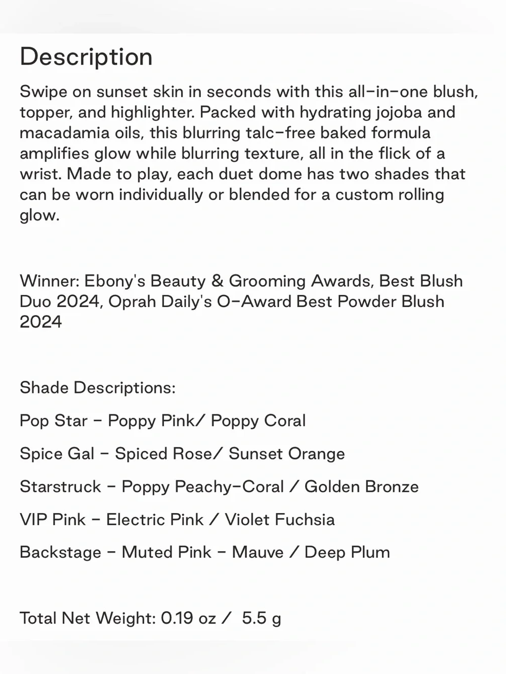 DIBS. The Baked Duet Blush, Pop Star